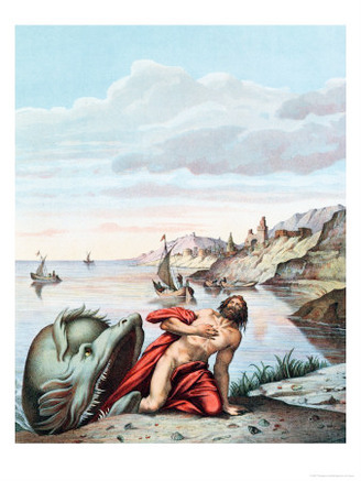 Jonah Thrown out by the Whale on the Shore