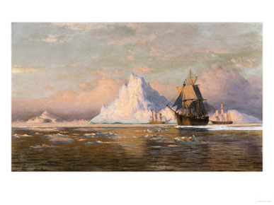 Whalers off the Coast of Labrador, 1880